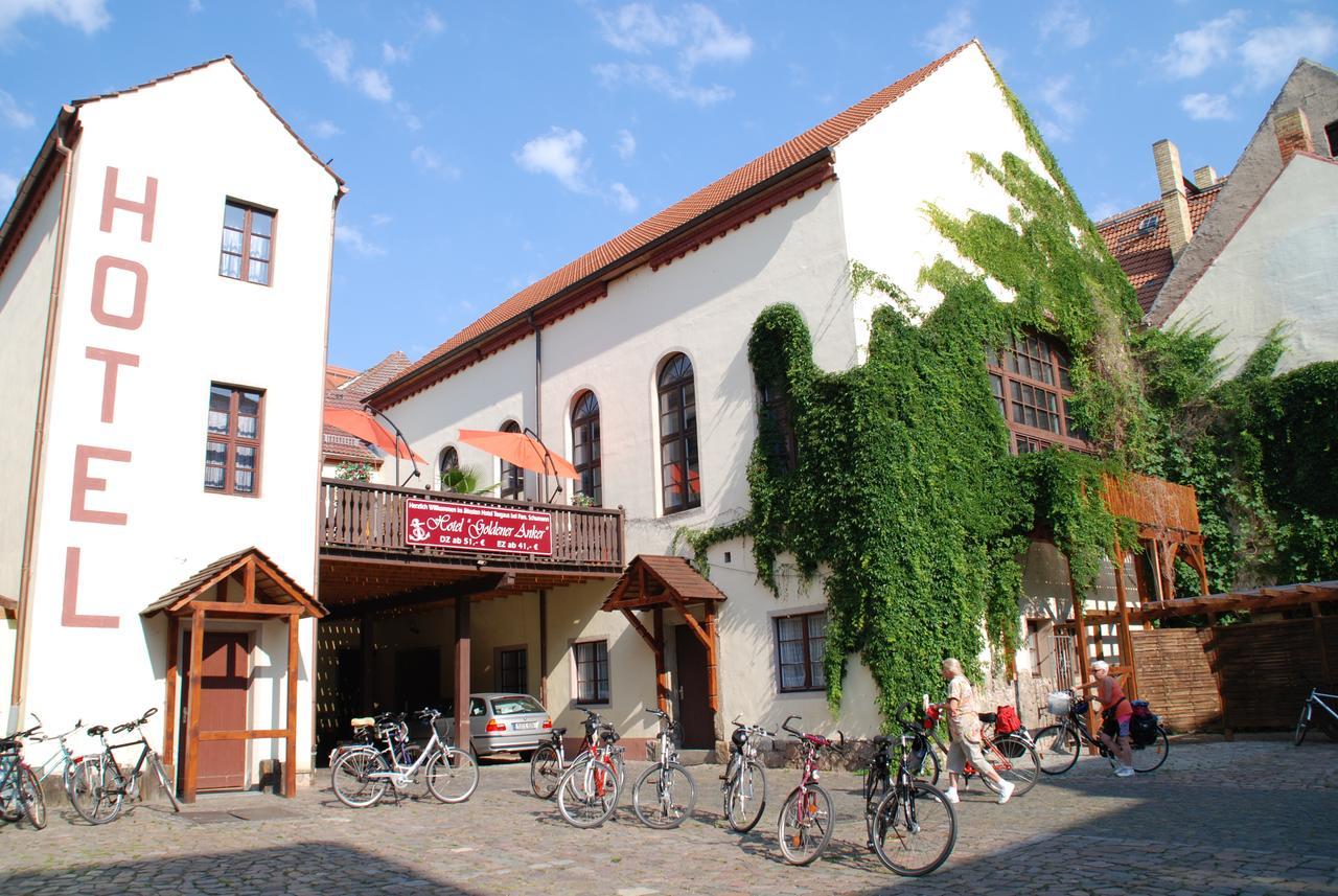 Hotel Goldener Anker Торгау Екстер'єр фото